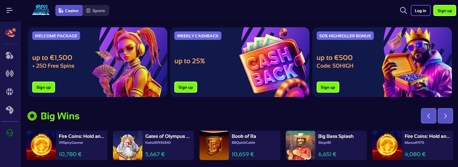 verificado BroWinner Casino juega ahora en Spain