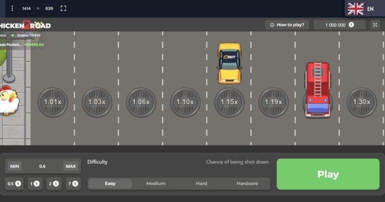 Chicken Road game interface at Goldzino casino